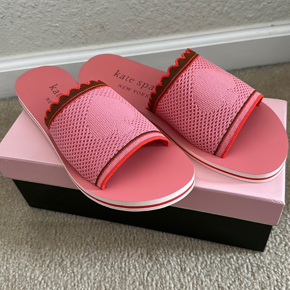 Kate spade slides New never worn